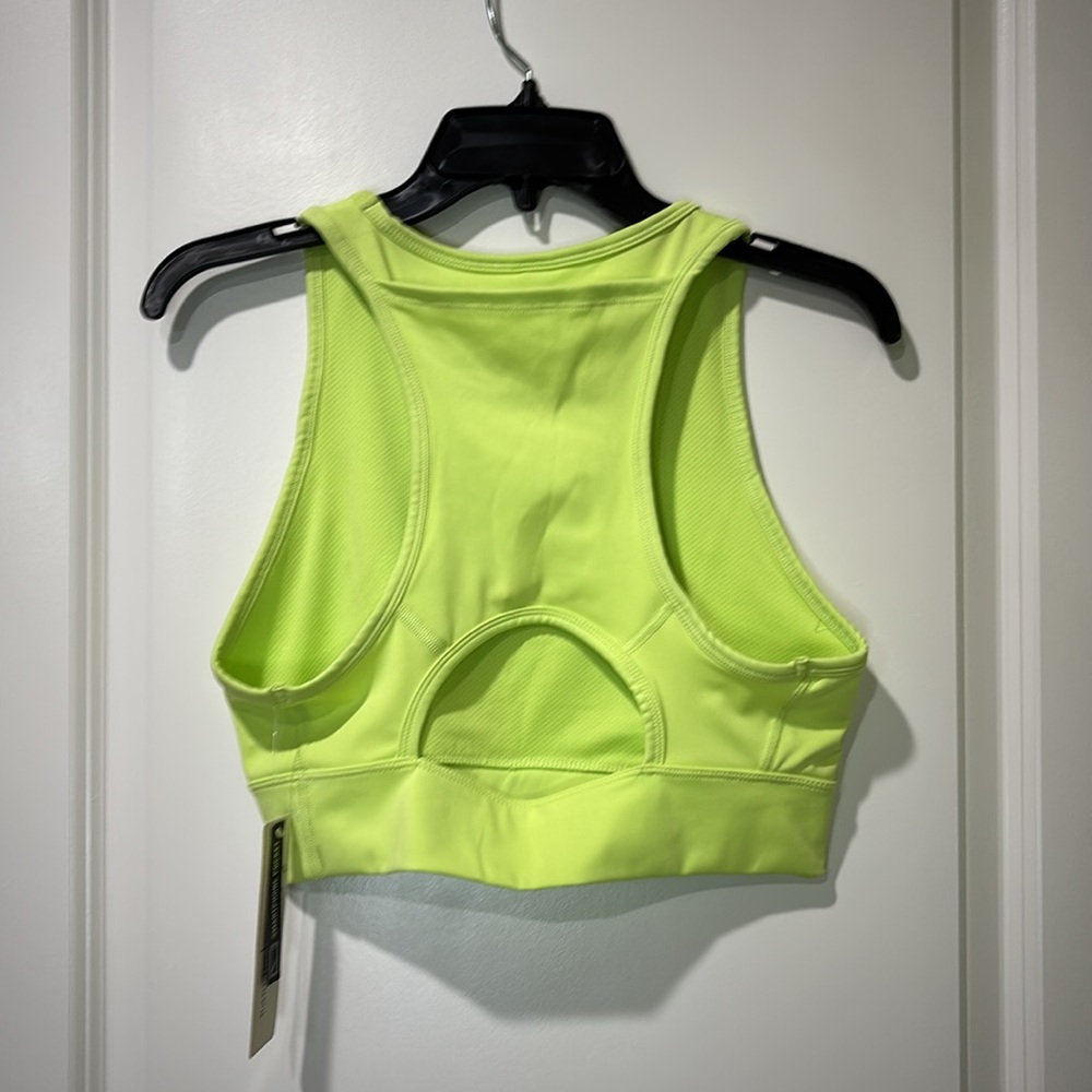 Nanette Lepore Play Sharp Green Sports Bra Size Large NWT - Picture 2 of 6
